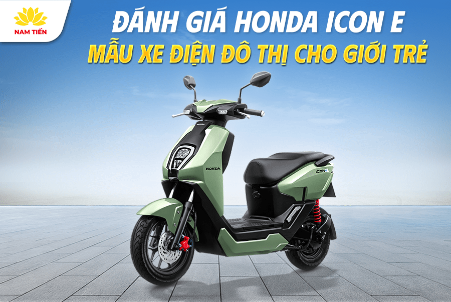 Đánh giá Honda ICON E - Mẫu xe điện đô thị cho giới trẻ