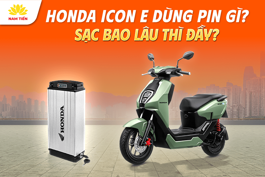 Honda ICON e dùng pin gì? Sạc bao lâu thì đầy?