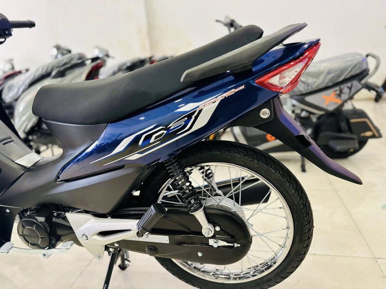 Hệ thống khung sườn và an toàn của Wave 50cc Detech