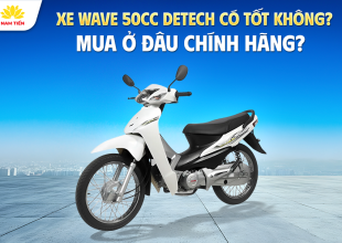 Xe Wave 50cc Detech Có Tốt Không? Mua Ở Đâu Chính Hãng?