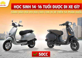Học sinh 14-16 tuổi được đi xe gì? Cảnh báo rủi ro khi cho con đi xe trên 50 phân khối