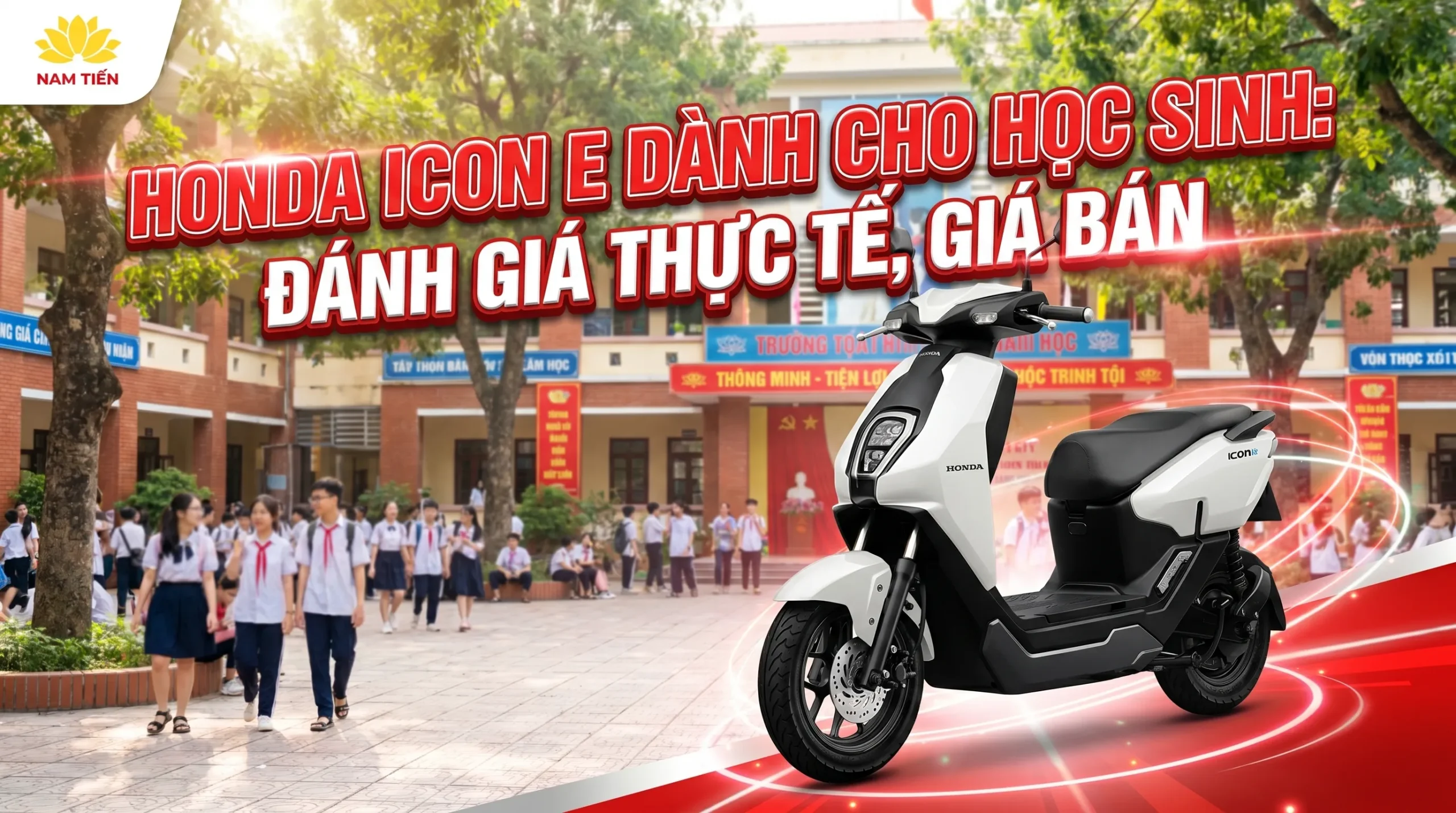 Honda ICON e Dành Cho Học Sinh: Đánh Giá Thực Tế, Giá Bán