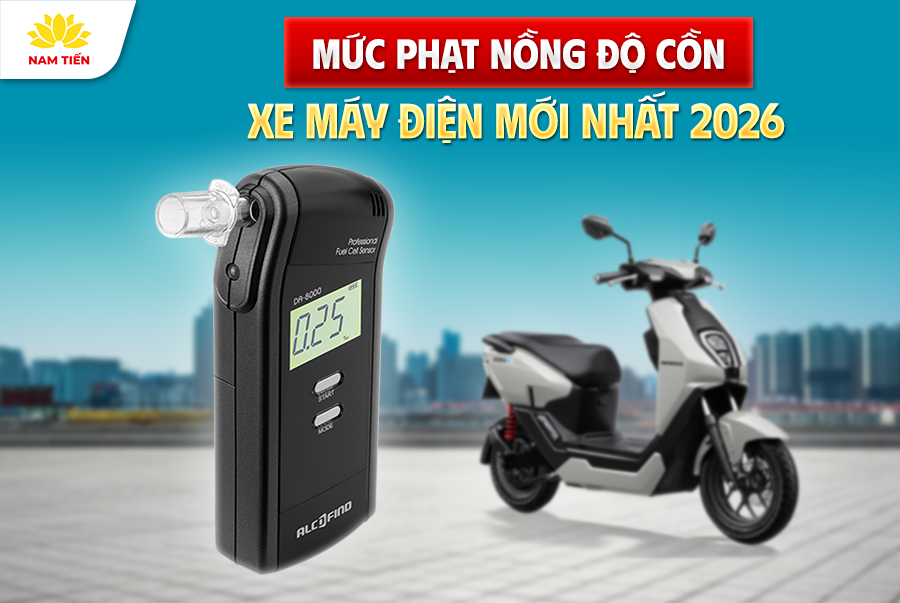 Mức Phạt Nồng Độ Cồn Xe Máy Điện Mới Nhất 2026