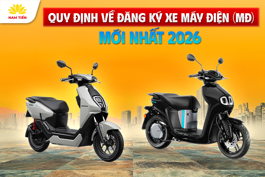 Quy Định Về Đăng Ký Xe Máy Điện (MĐ) Mới Nhất 2026