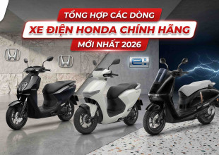 Tổng hợp các dòng xe điện Honda chính hãng mới nhất 2026