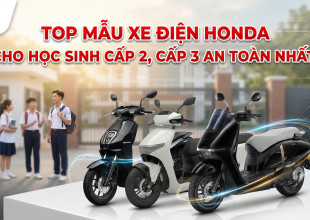 Top mẫu xe điện Honda cho học sinh cấp 2, cấp 3 an toàn nhất 