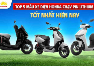 Top 5 mẫu xe điện Honda chạy pin Lithium tốt nhất hiện nay 