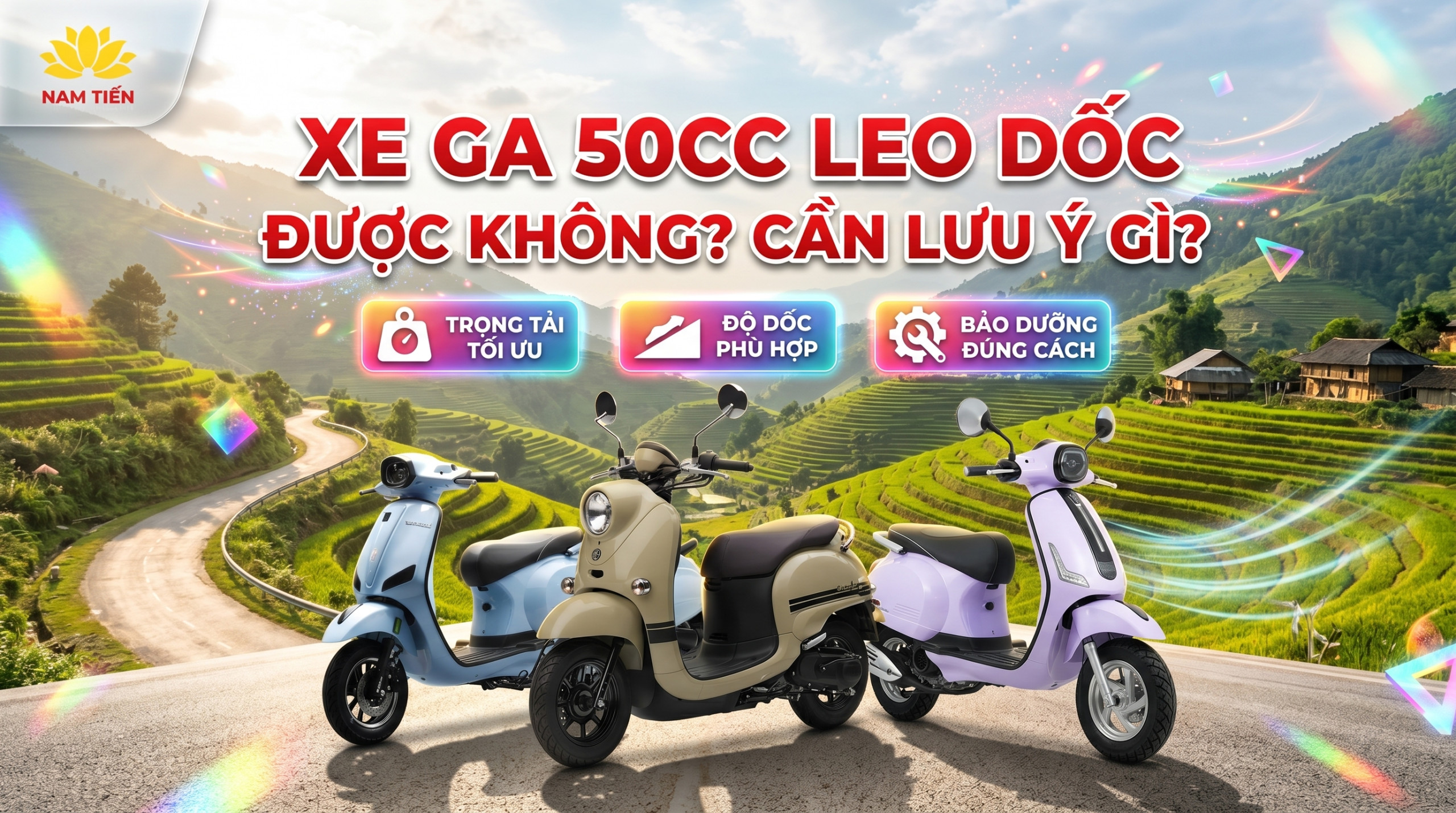 Xe Ga 50cc Leo Dốc Được Không? Cần Lưu Ý Gì?