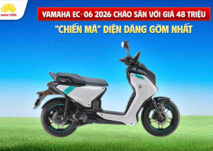 Yamaha EC-06 2026 Chào Sân Với Giá 48 Triệu: “Chiến Mã” Điện Đáng Gờm Nhất