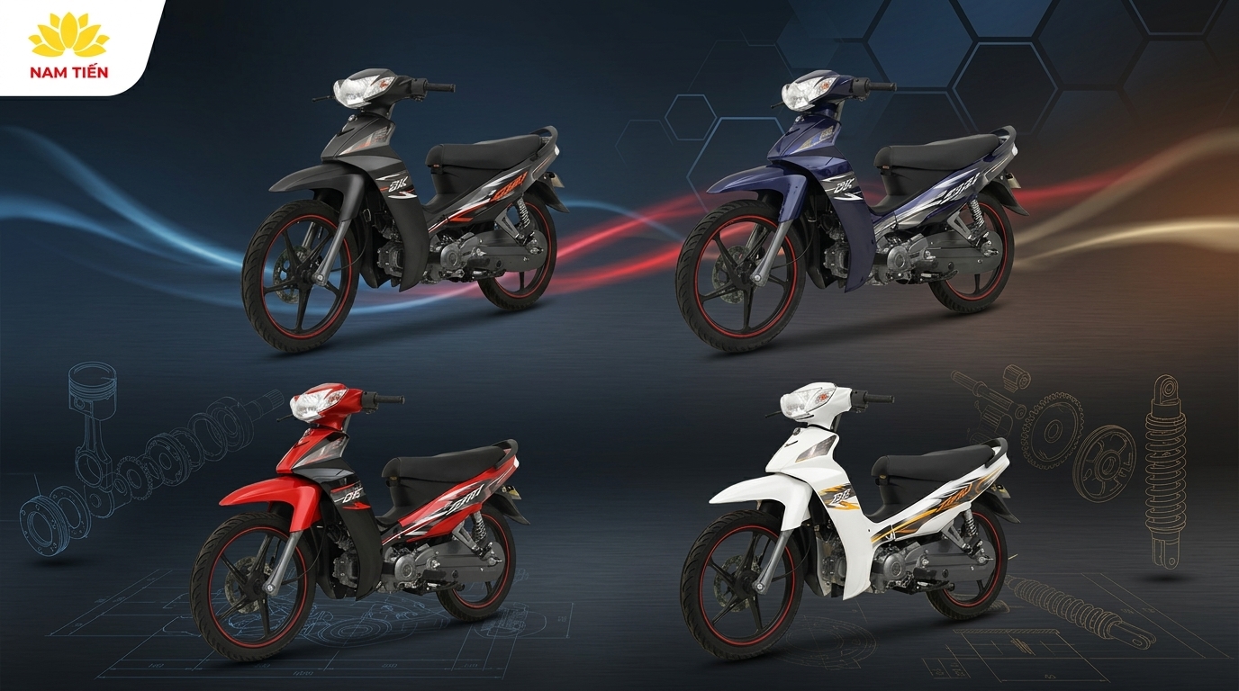 Đánh giá thiết kế của xe máy 50cc DK Siri - Thể thao, gọn gàng