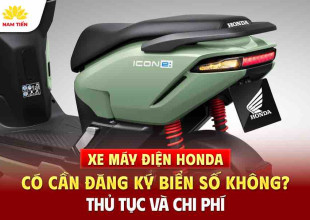Xe máy điện Honda có cần đăng ký biển số không? Thủ tục và chi phí