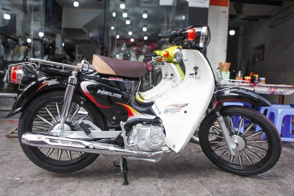 Cub 50cc Halim tiết kiệm nhiên liệu đáng chú ý