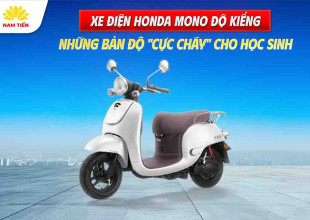 Xe điện Honda Mono độ kiểng: Những bản độ “cực cháy” cho học sinh