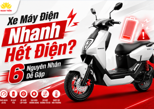 Xe Máy Điện Nhanh Hết Điện? 6 Nguyên Nhân Dễ Gặp