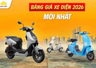 Bảng giá xe điện 2026 mới nhất 