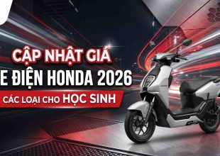 Cập nhật giá xe điện Honda 2026 các loại cho học sinh