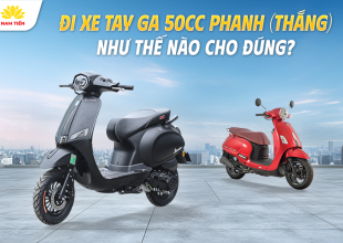 Đi Xe Tay Ga 50cc Phanh (Thắng) Như Thế Nào Cho Đúng?