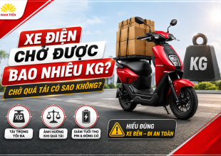 Xe Điện Chở Được Bao Nhiêu Kg? Chở Quá Tải Có Sao Không?
