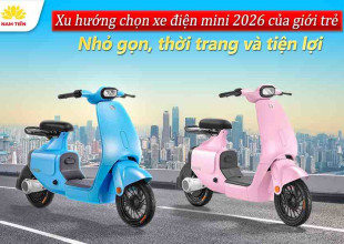 Xu hướng chọn xe điện mini 2026 của giới trẻ: Nhỏ gọn, thời trang và tiện lợi 