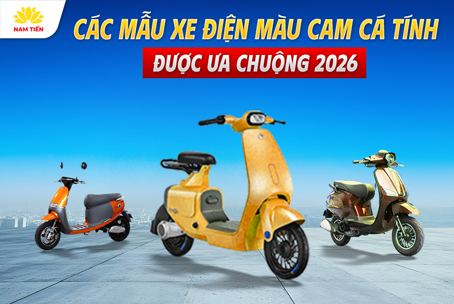 Các Mẫu Xe Điện Màu Cam Cá Tính Được Ưa Chuộng 2026