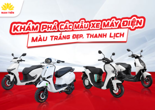 Khám Phá Các Mẫu Xe Máy Điện Màu Trắng Đẹp, Thanh Lịch