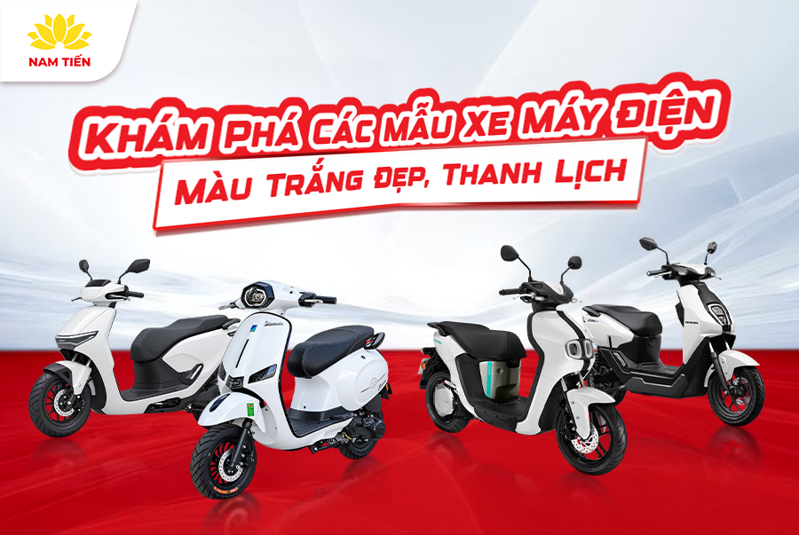 Khám Phá Các Mẫu Xe Máy Điện Màu Trắng Đẹp, Thanh Lịch