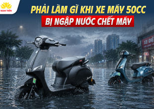 Phải Làm Gì Khi Xe Máy 50cc Bị Ngập Nước Chết Máy
