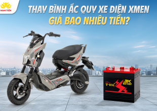 Thay Bình Ắc Quy Xe Điện Xmen Giá Bao Nhiêu Tiền?