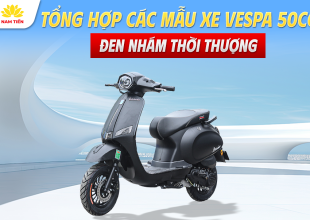 Tổng Hợp Các Mẫu Xe Vespa 50cc Đen Nhám Thời Thượng