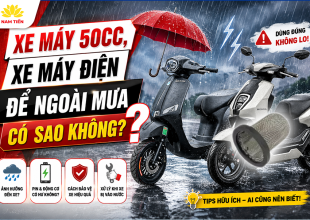 Xe Máy 50cc, Xe Máy Điện Để Ngoài Mưa Có Sao Không?