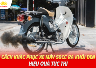 Cách Khắc Phục Xe Máy 50cc Ra Khói Đen Hiệu Quả Tức Thì