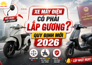 Xe Máy Điện Có Phải Lắp Gương Không? Quy Định Mới 2026